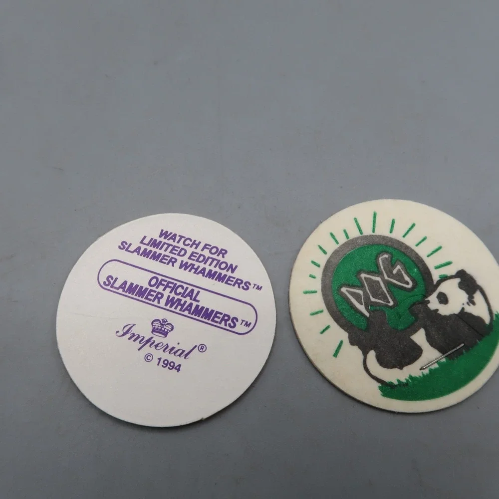 1990s Pog Slammers Mixed Lot Of 200 Slammers Plastic Metal 90s Style
